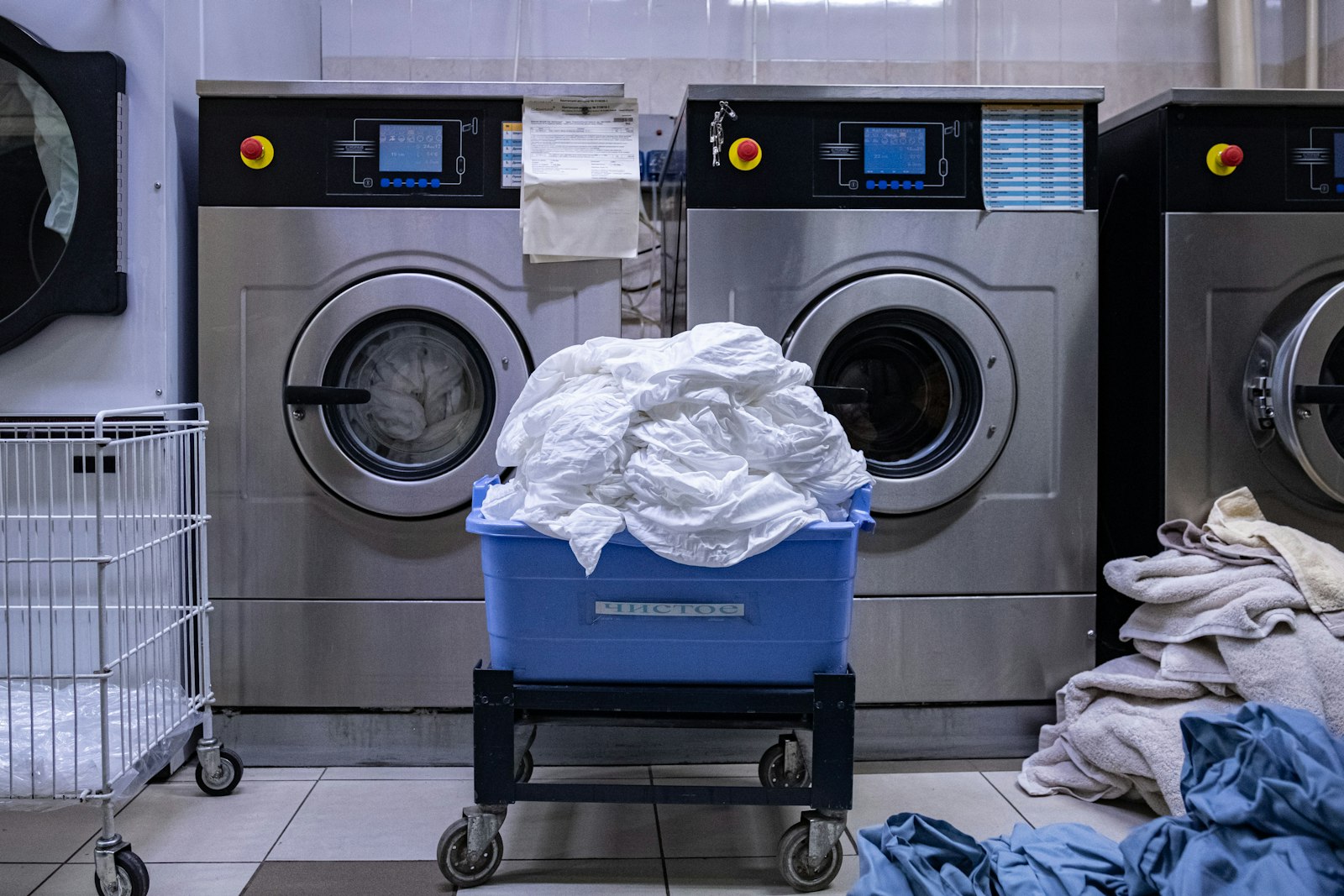 LG front-load dryers in a laundry room — professional appliance repair